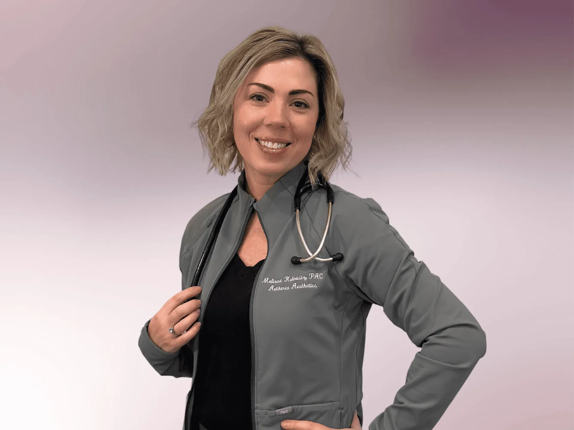 Melissa Kolowitz, PA-C, owner and lead provider at Aetheria Aesthetics & Wellness in Pittsburgh.