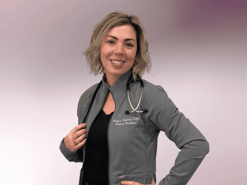 Aetheria Aesthetics & Wellness, professional healthcare provider in a modern clinic setting.